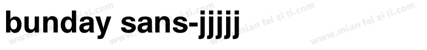 bunday sans字体转换